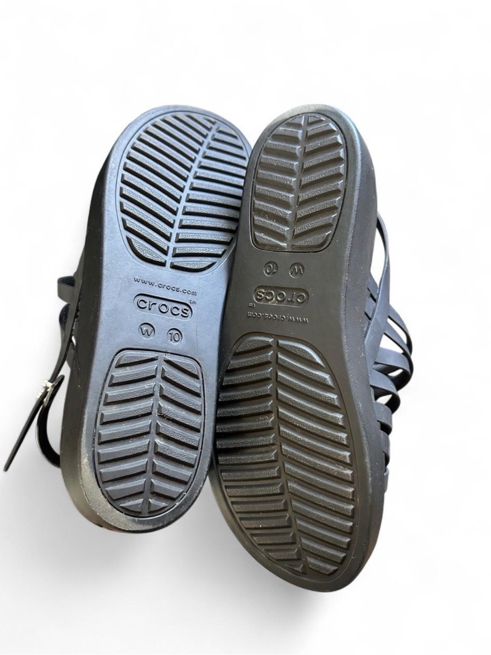 Crocs Brooklyn Platform Low Wedge Sandals LiteRide Size 10 Womens - Picture 6 of 6